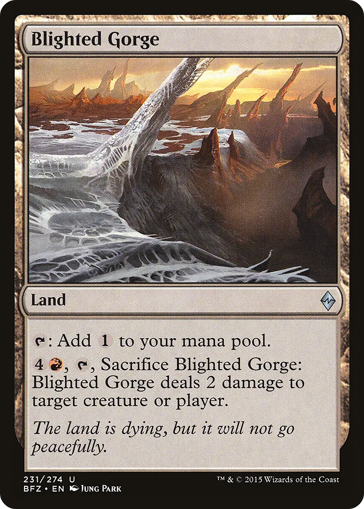 Gorge gangrenée — Battle for Zendikar — Magic: The Gathering