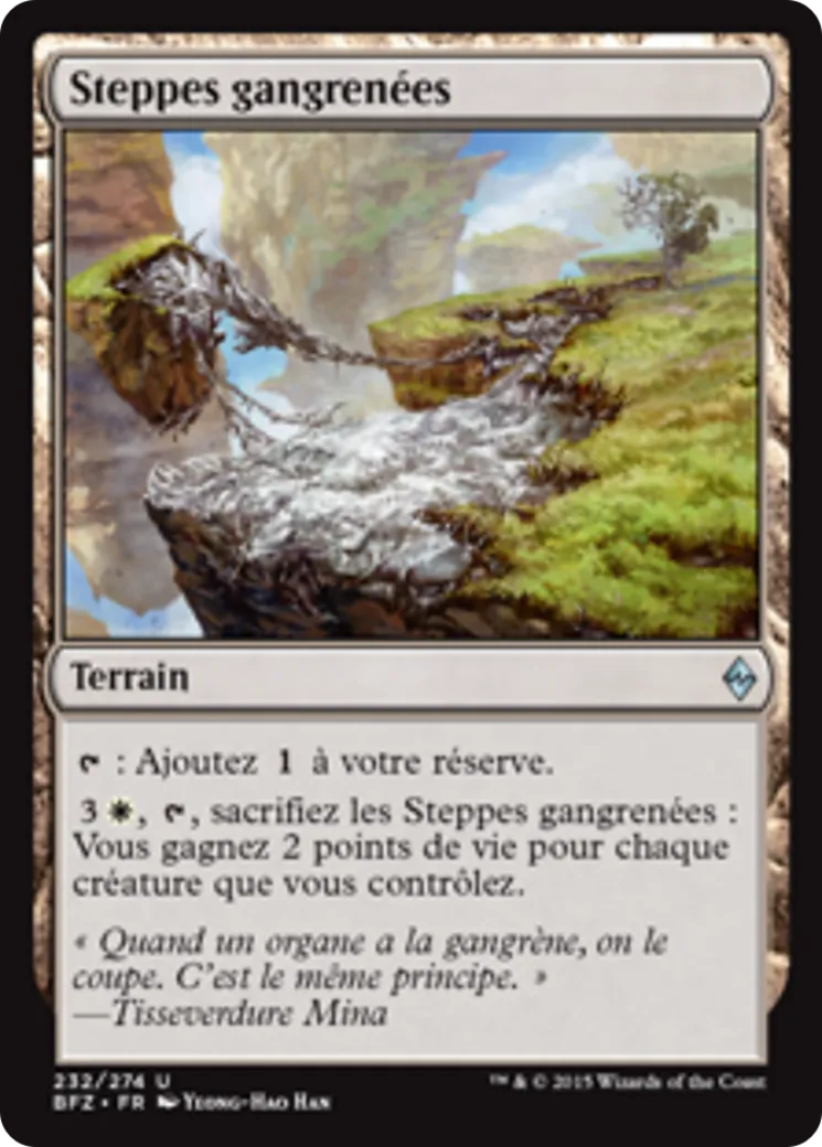 Steppes gangrenées — Battle for Zendikar — Magic: The Gathering