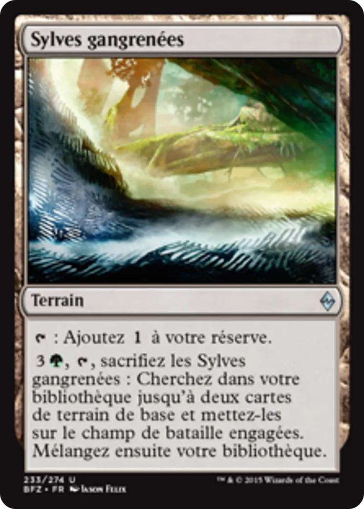 Sylves gangrenées — Battle for Zendikar — Magic: The Gathering