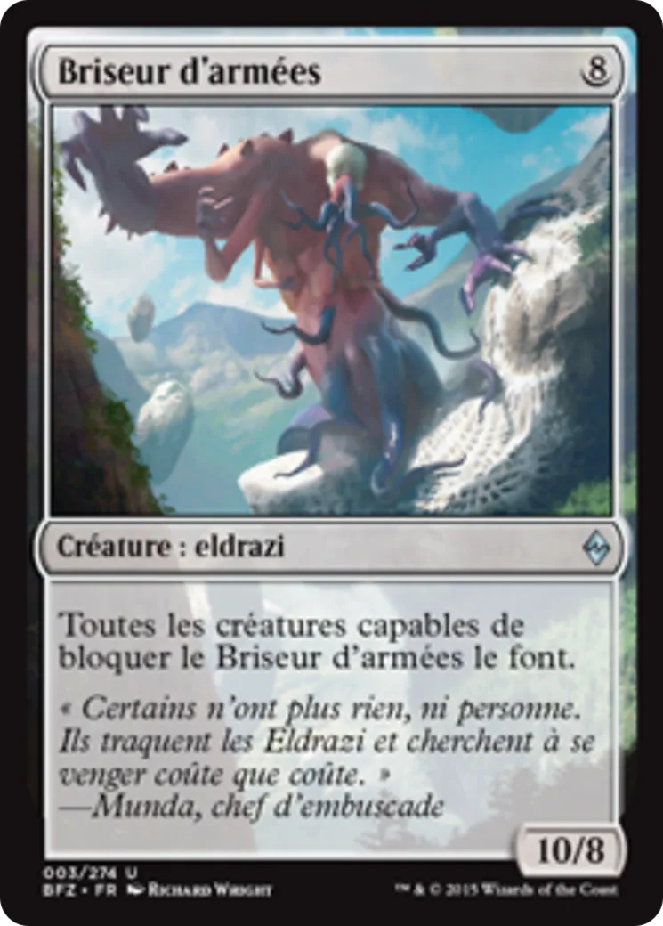 Briseur d'armées — Battle for Zendikar — Magic: The Gathering