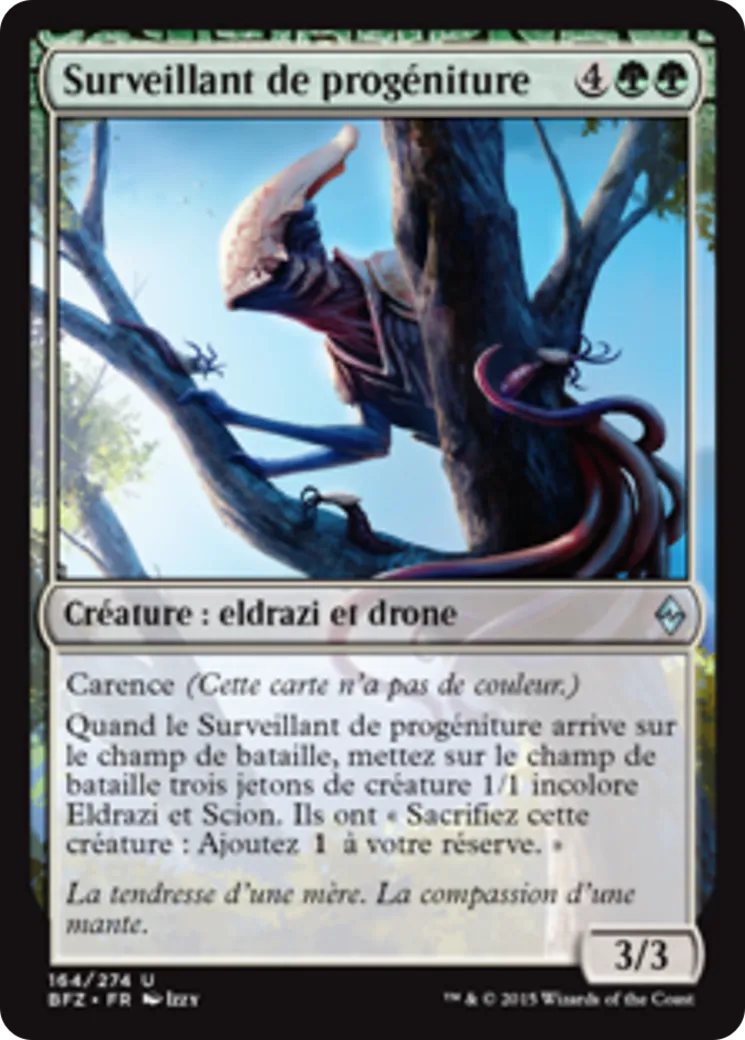Surveillant de progéniture — Battle for Zendikar — Magic: The Gathering