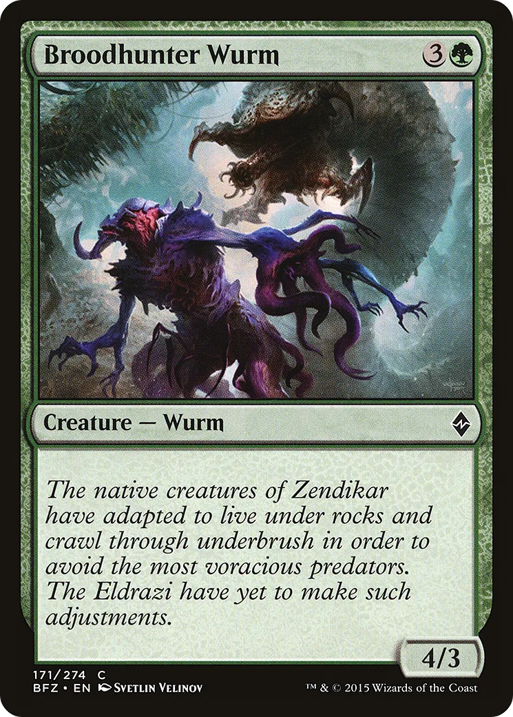 Guivre traque-progéniture — Battle for Zendikar — Magic: The Gathering