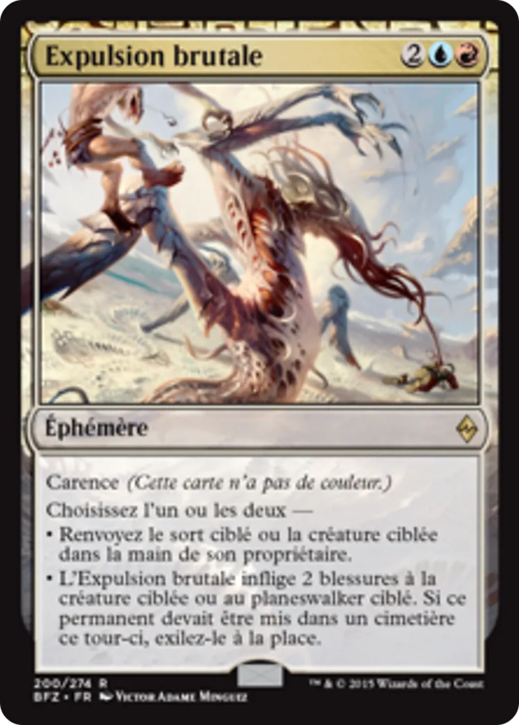 Expulsion brutale — Battle for Zendikar — Magic: The Gathering