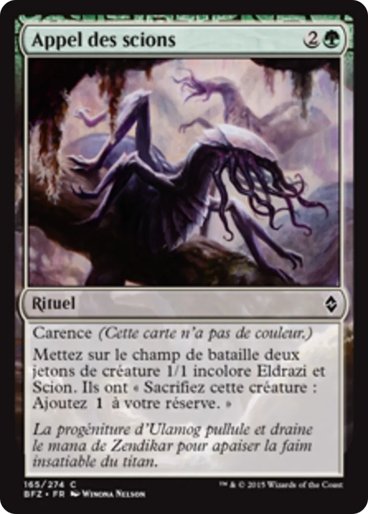 Appel des scions — Battle for Zendikar — Magic: The Gathering