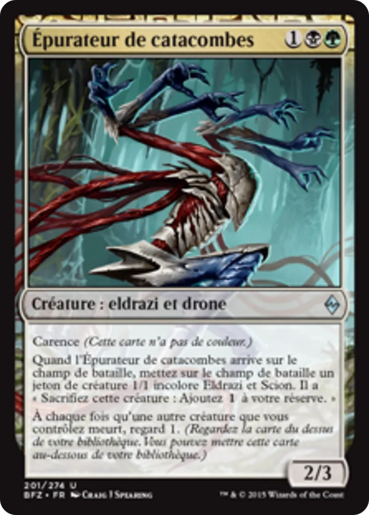 Épurateur de catacombes — Battle for Zendikar — Magic: The Gathering