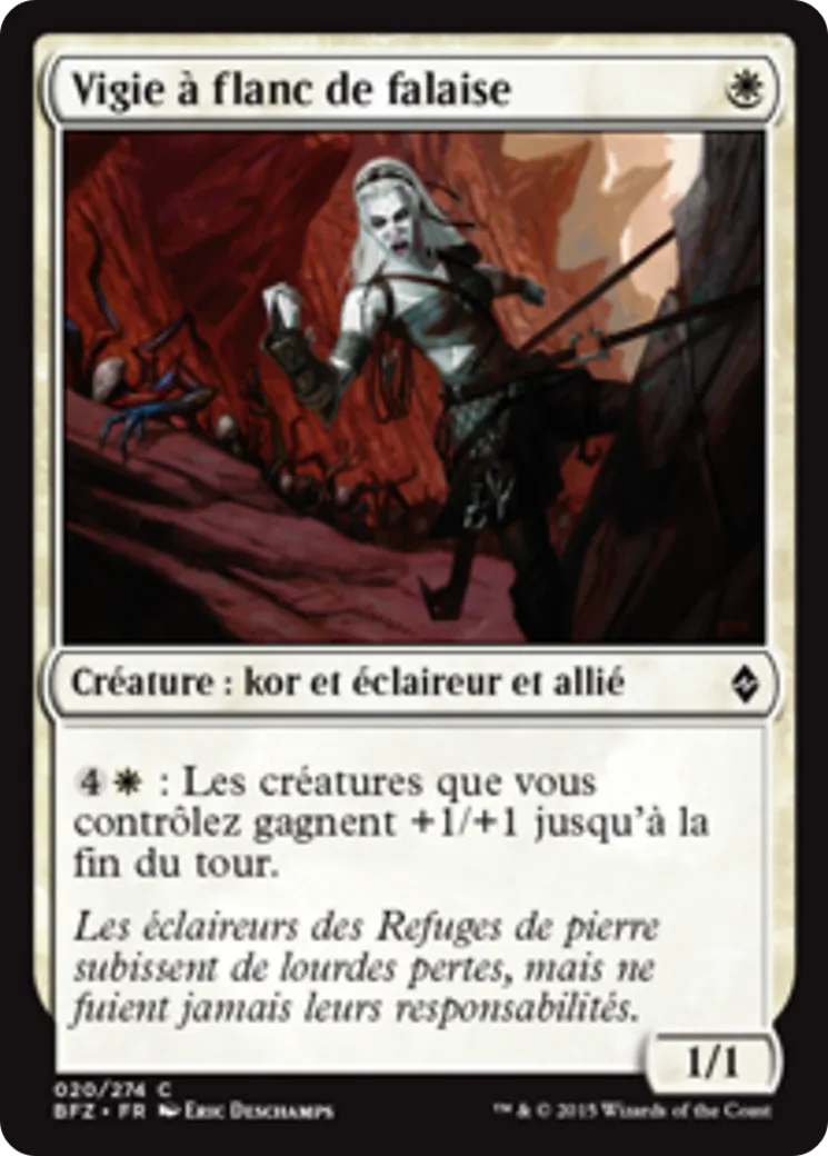 Vigie à flanc de falaise — Battle for Zendikar — Magic: The Gathering