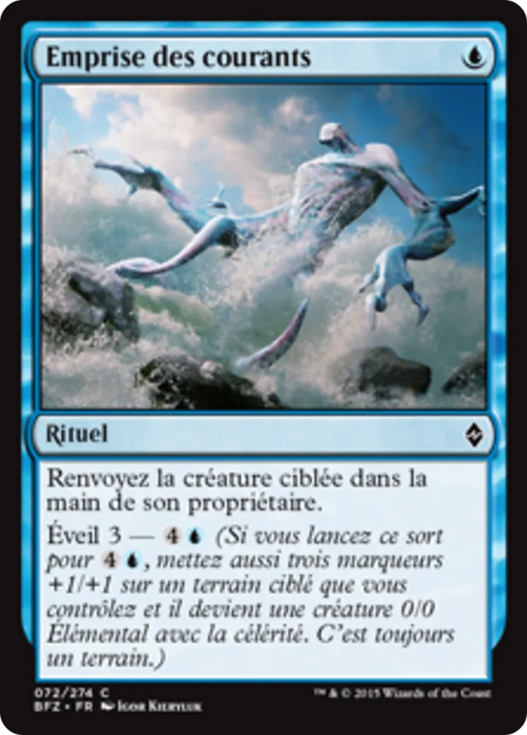 Emprise des courants from Battle for Zendikar - Magic: The Gathering