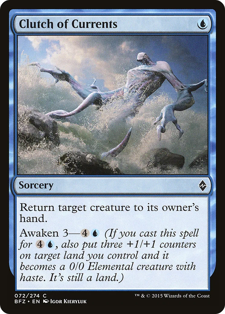 Emprise des courants — Battle for Zendikar — Magic: The Gathering