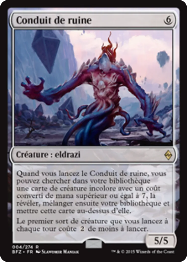 Conduit de ruine — Battle for Zendikar — Magic: The Gathering