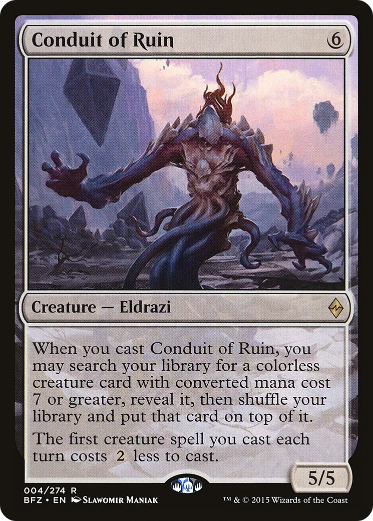 Conduit of Ruin — Battle for Zendikar — Magic: The Gathering