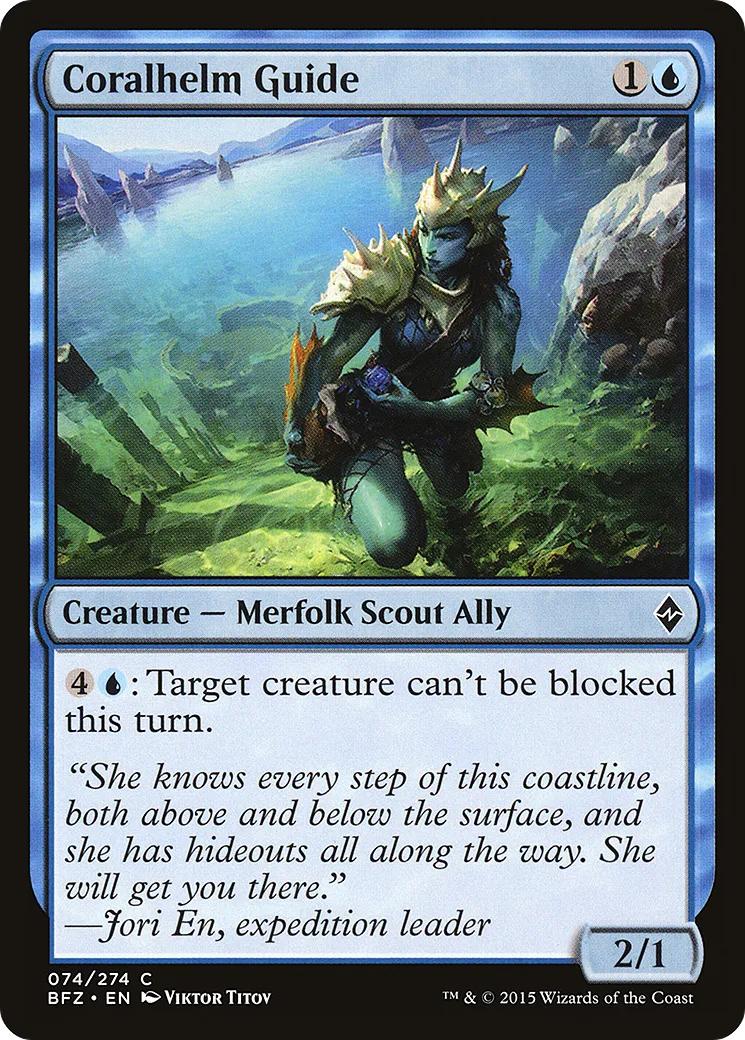 Guide de Casque de corail — Battle for Zendikar — Magic: The Gathering