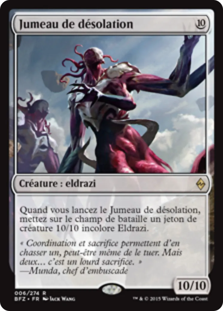 Jumeau de désolation — Battle for Zendikar — Magic: The Gathering