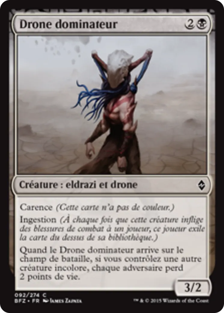Drone dominateur — Battle for Zendikar — Magic: The Gathering