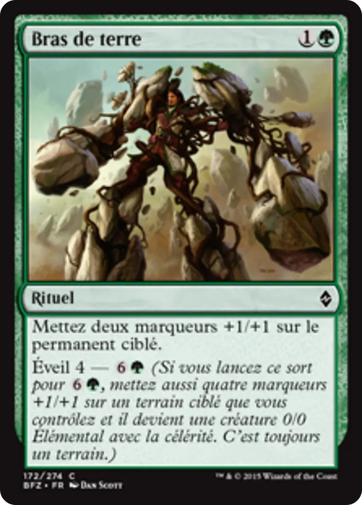 Bras de terre — Battle for Zendikar — Magic: The Gathering