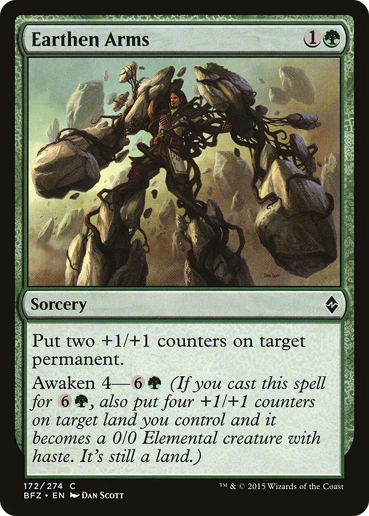 Bras de terre — Battle for Zendikar — Magic: The Gathering
