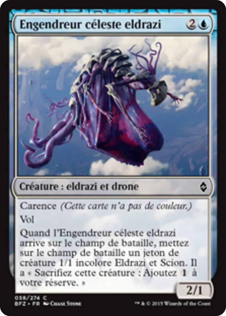 Engendreur céleste eldrazi — Battle for Zendikar — Magic: The Gathering
