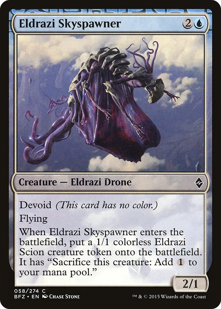 Engendreur céleste eldrazi — Battle for Zendikar — Magic: The Gathering