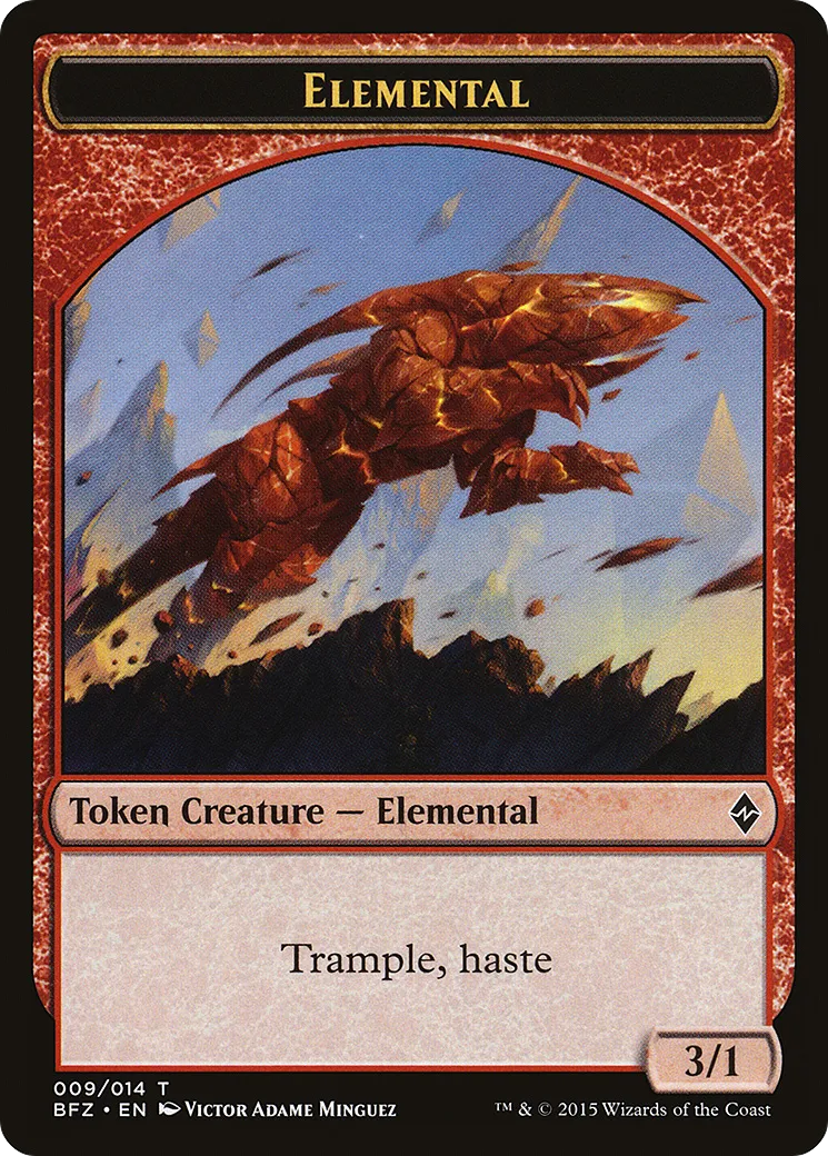 Elemental — Battle for Zendikar — Magic: The Gathering