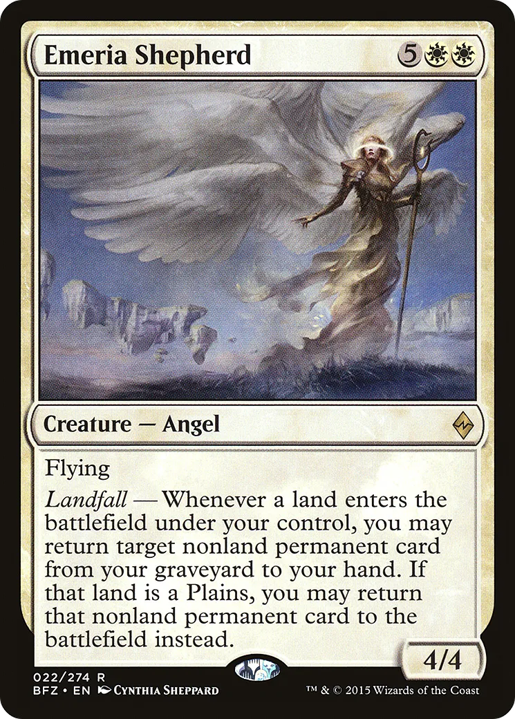 Emeria Shepherd — Battle for Zendikar — Magic: The Gathering
