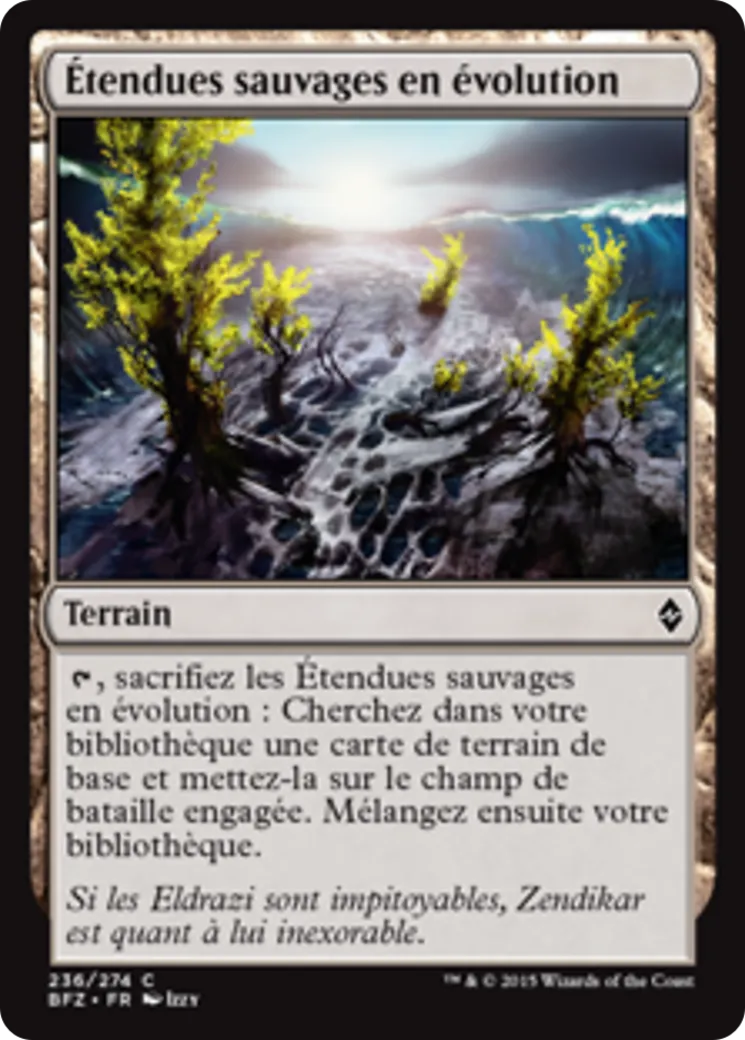 Étendues sauvages en évolution — Battle for Zendikar — Magic: The Gathering