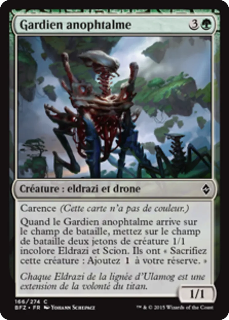 Gardien anophtalme from Battle for Zendikar - Magic: The Gathering