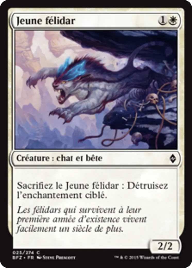 Jeune félidar from Battle for Zendikar - Magic: The Gathering