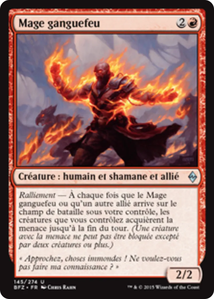 Mage ganguefeu — Battle for Zendikar — Magic: The Gathering