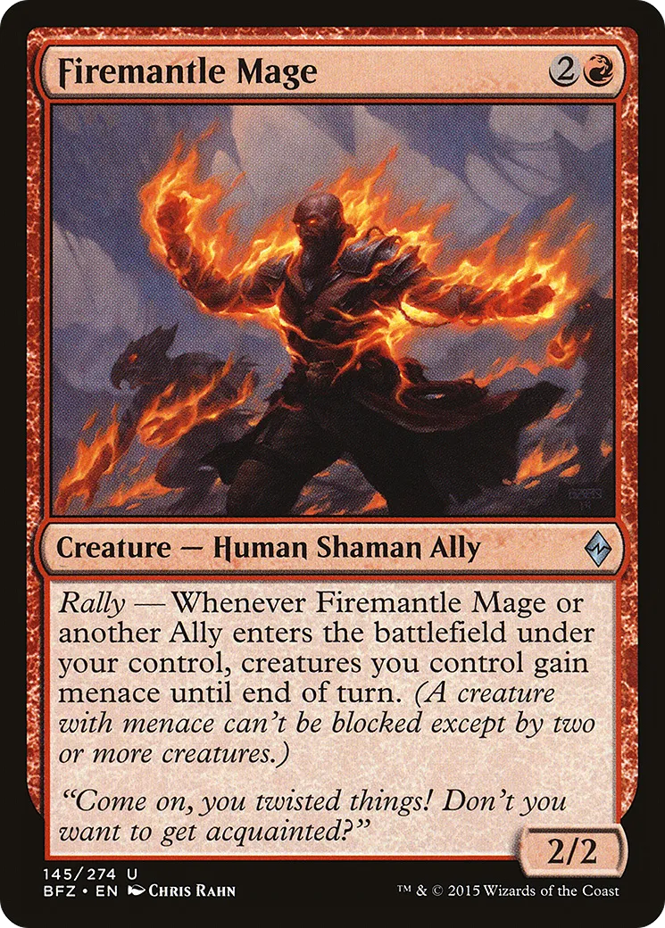 Firemantle Mage — Battle for Zendikar — Magic: The Gathering