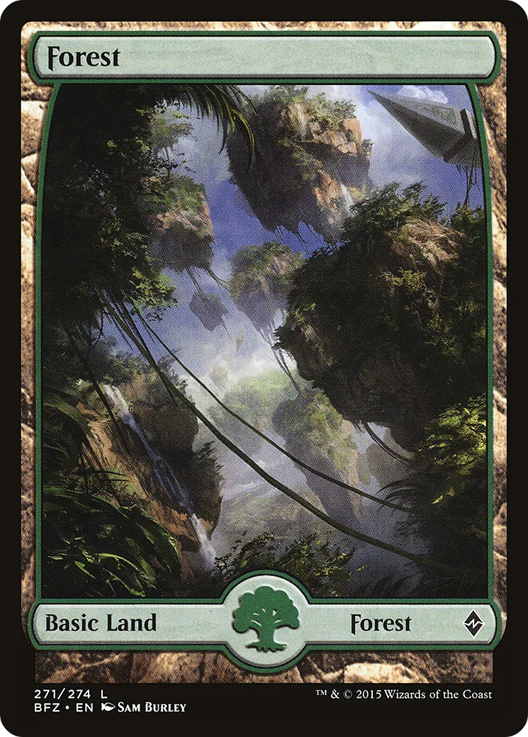 Forest — Battle for Zendikar — Magic: The Gathering