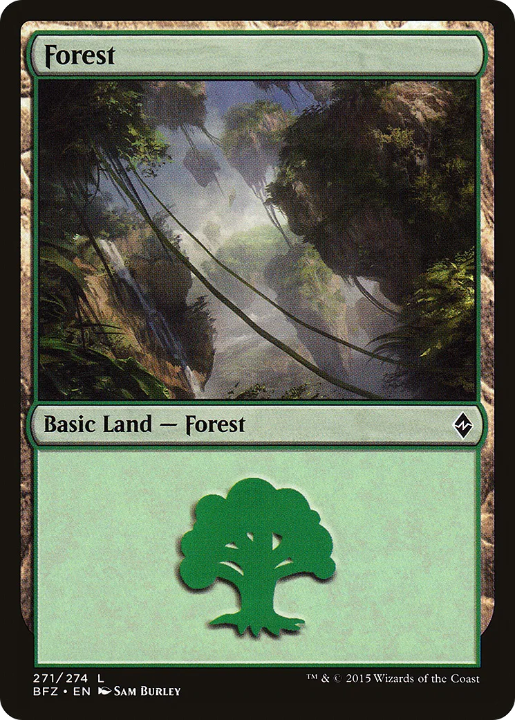 Forêt — Battle for Zendikar — Magic: The Gathering