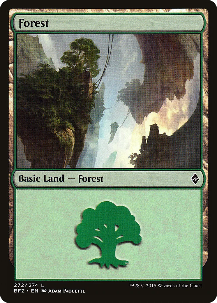 Forêt — Battle for Zendikar — Magic: The Gathering