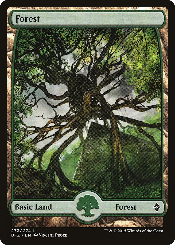 Forest — Battle for Zendikar — Magic: The Gathering