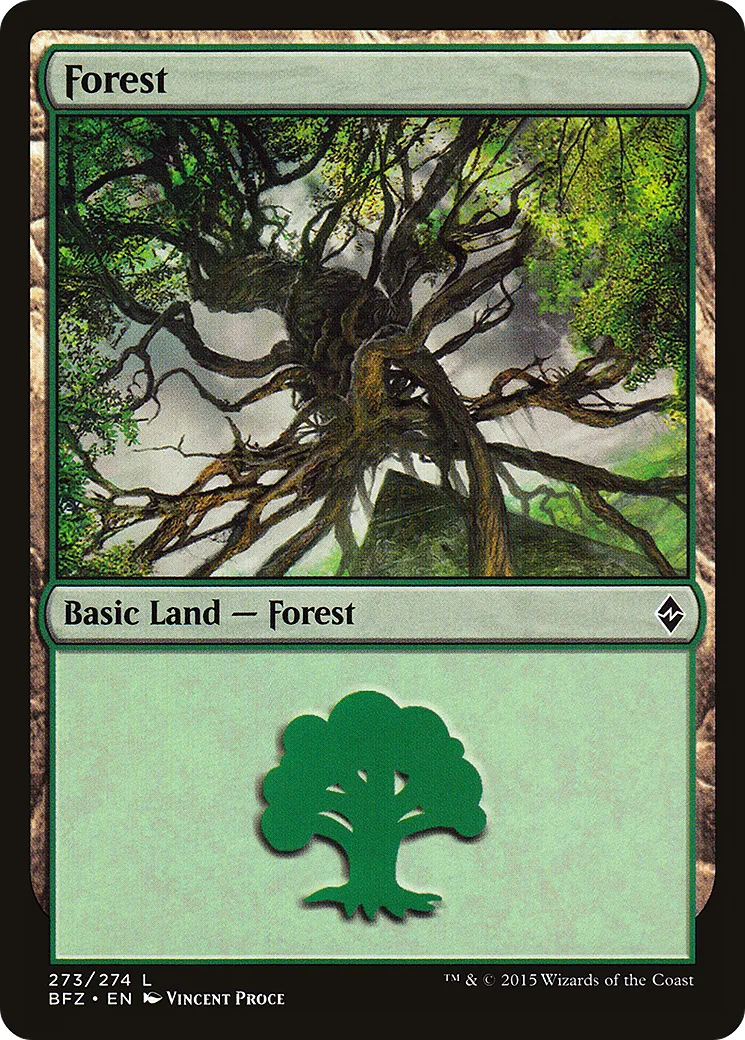 Forêt — Battle for Zendikar — Magic: The Gathering