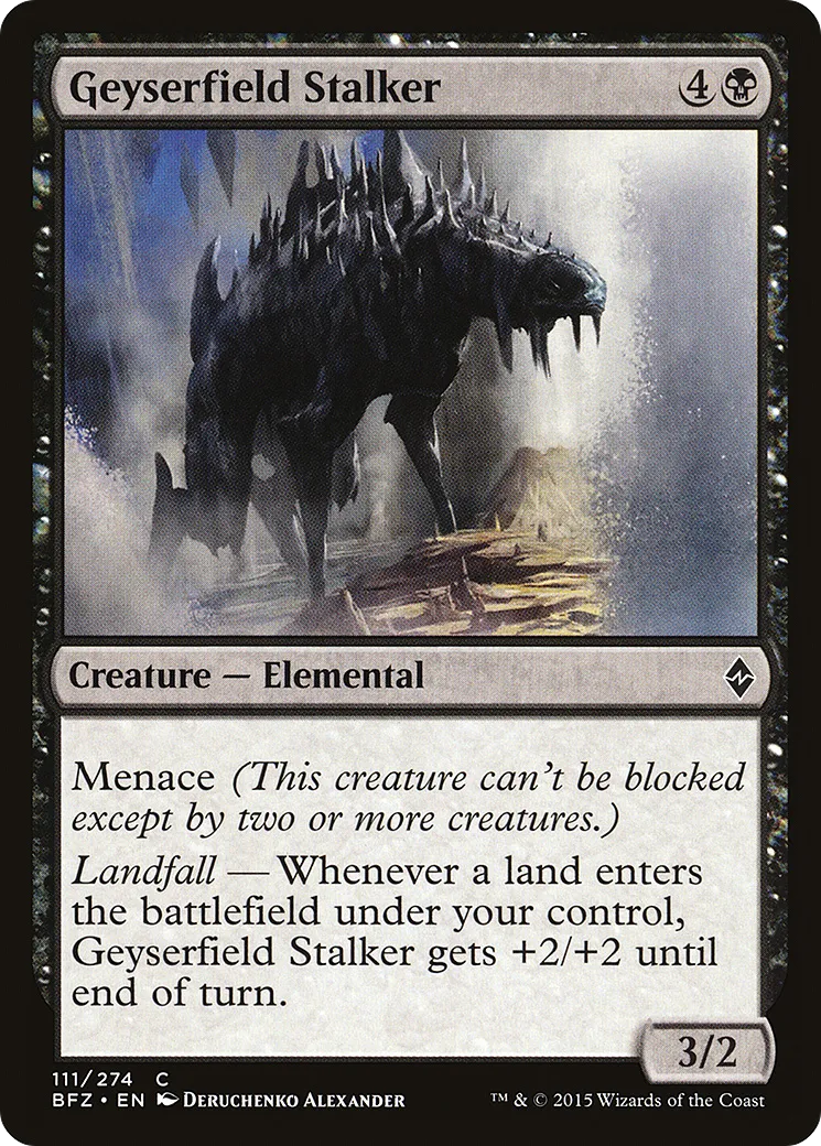 Geyserfield Stalker — Battle for Zendikar — Magic: The Gathering