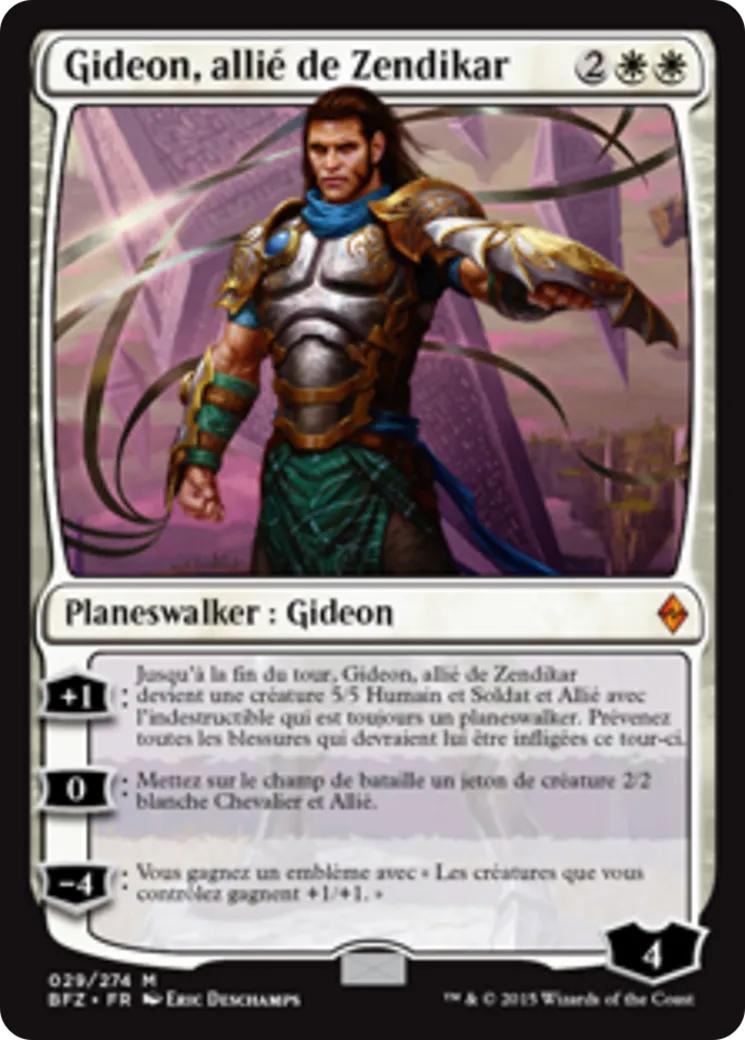 Gideon, allié de Zendikar