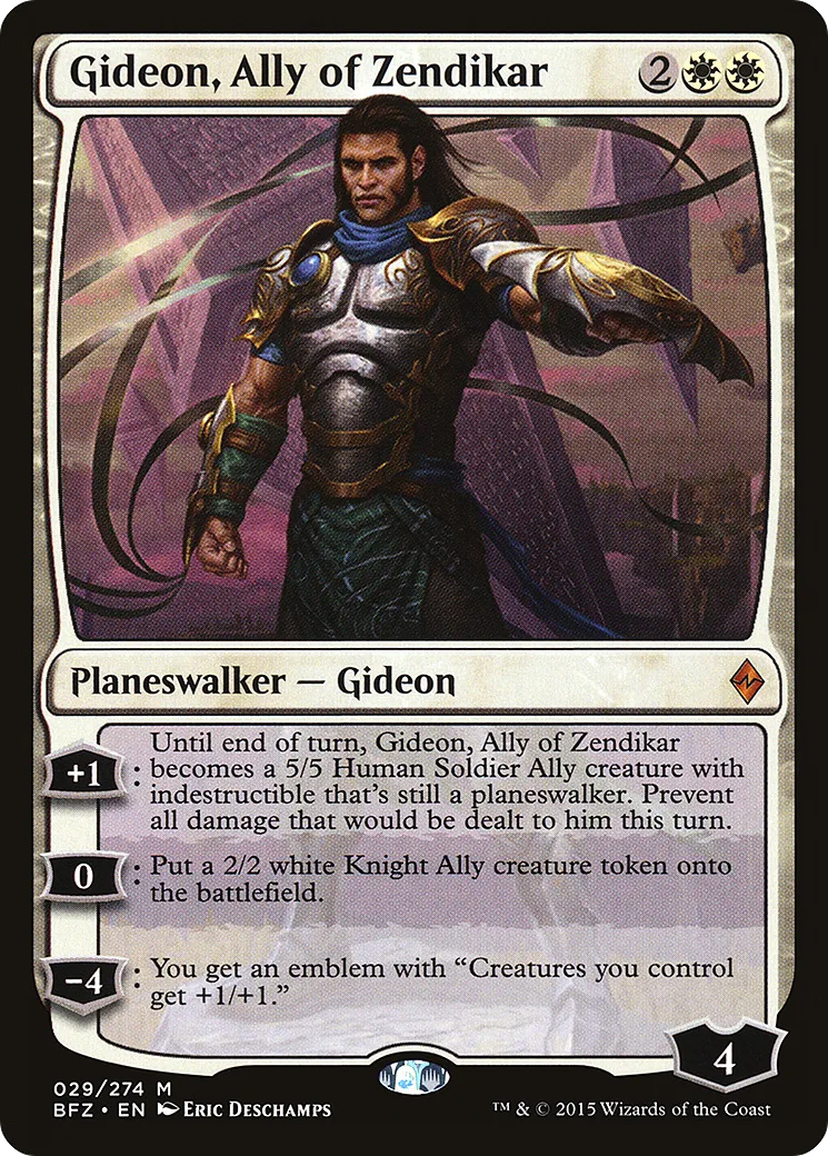 Gideon, Ally of Zendikar — Battle for Zendikar — Magic: The Gathering