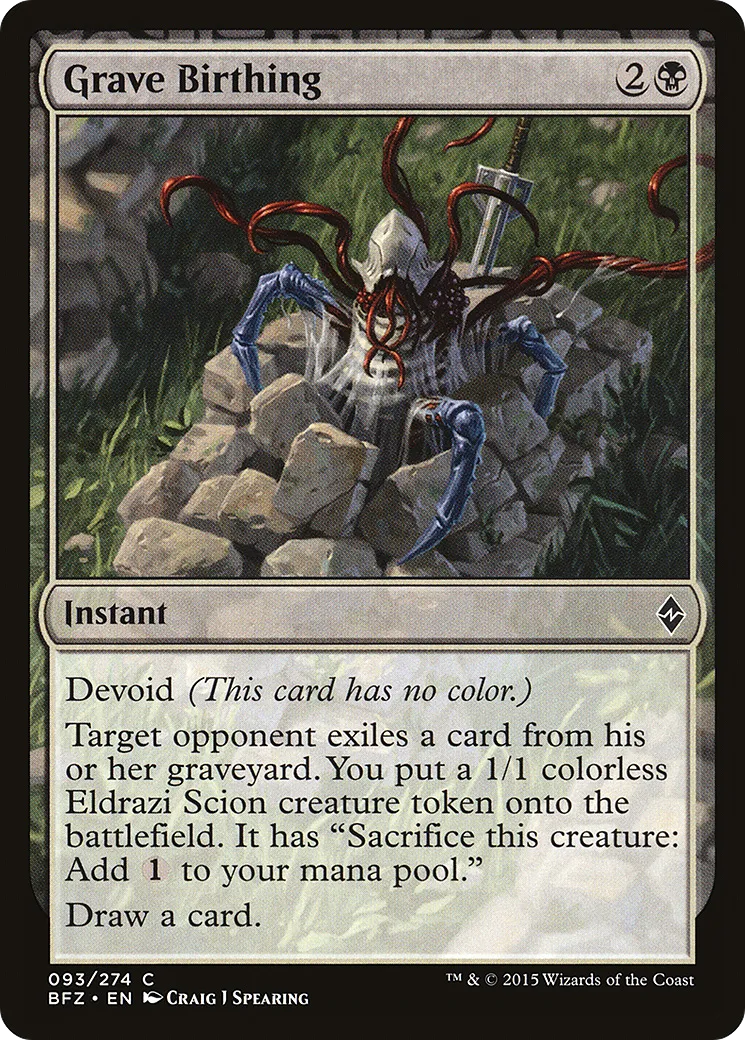 Grave Birthing — Battle for Zendikar — Magic: The Gathering
