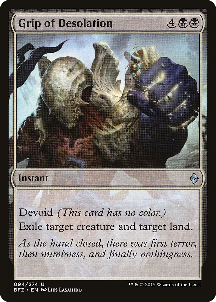 Grip of Desolation — Battle for Zendikar — Magic: The Gathering