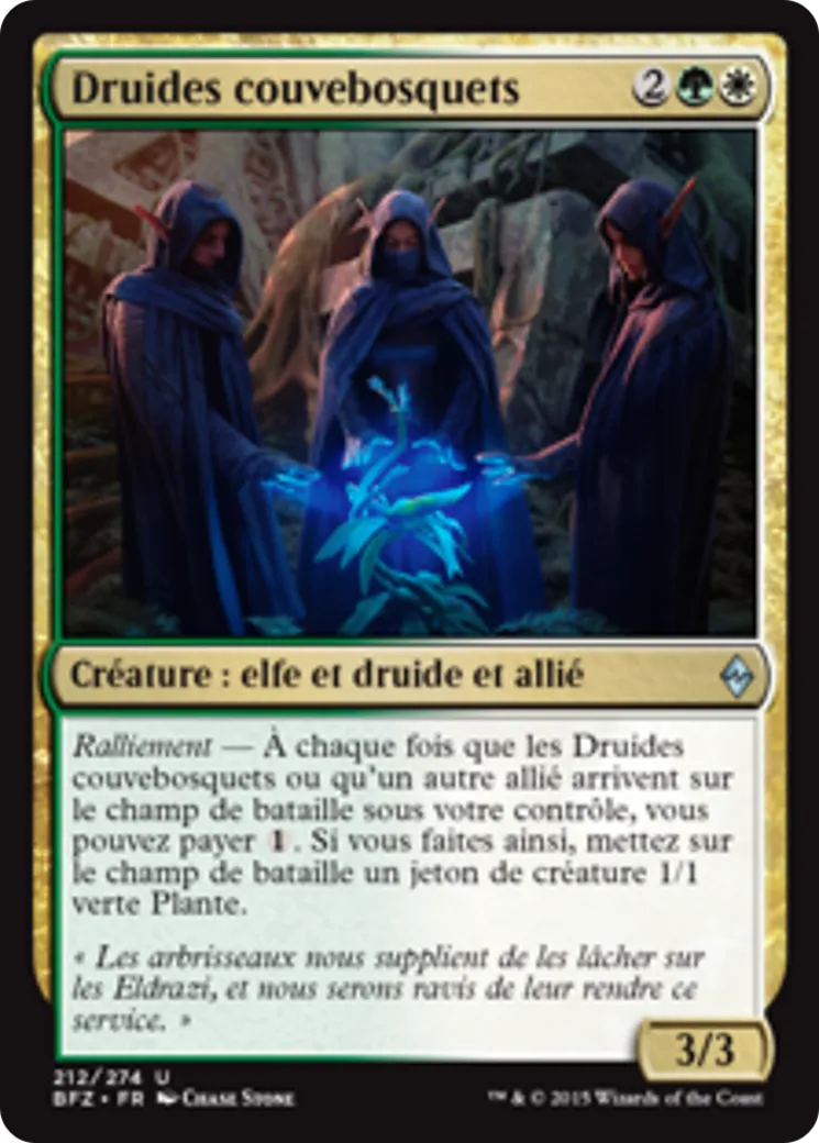 Druides couvebosquets — Battle for Zendikar — Magic: The Gathering