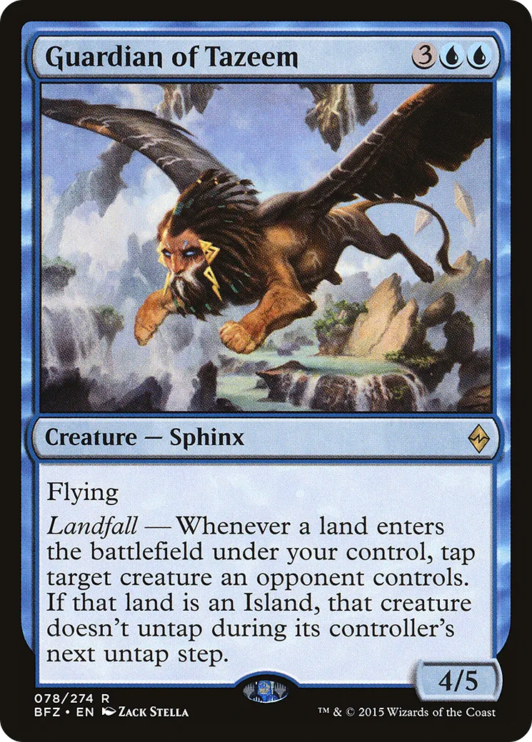 Guardian of Tazeem — Battle for Zendikar — Magic: The Gathering