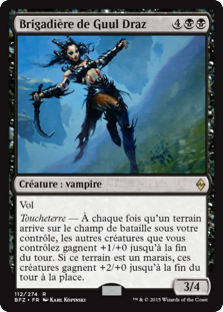 Brigadière de Guul Draz — Battle for Zendikar — Magic: The Gathering