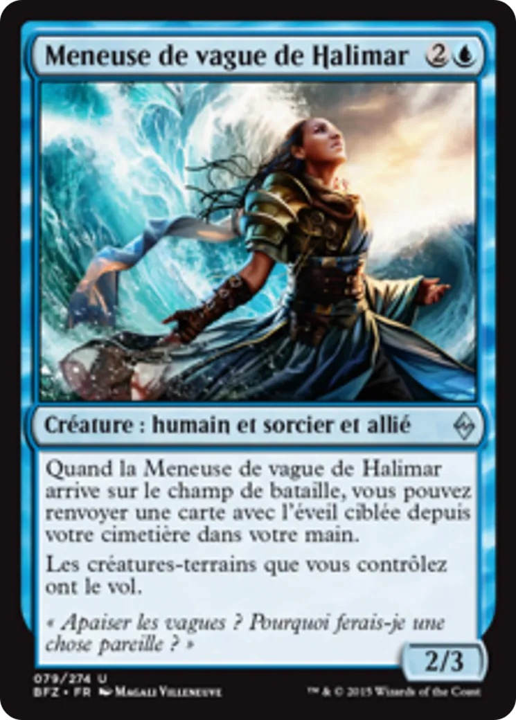 Meneuse de vague de Halimar — Battle for Zendikar — Magic: The Gathering