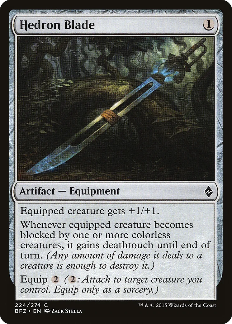 Lame d'hèdron — Battle for Zendikar — Magic: The Gathering