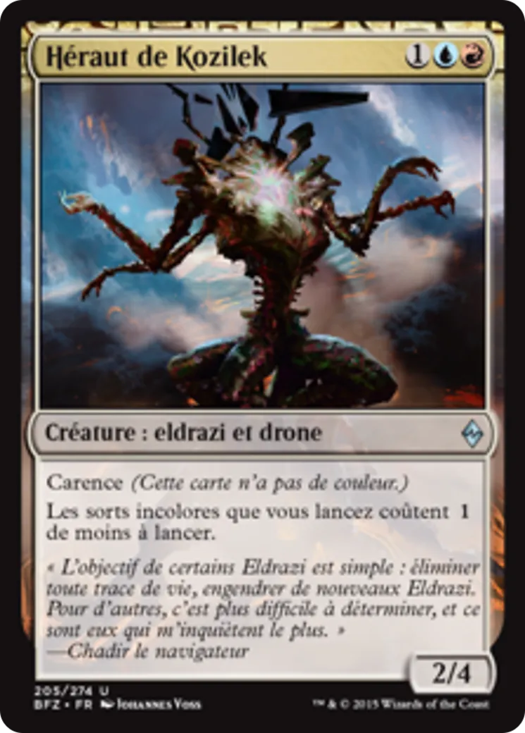 Héraut de Kozilek from Battle for Zendikar - Magic: The Gathering