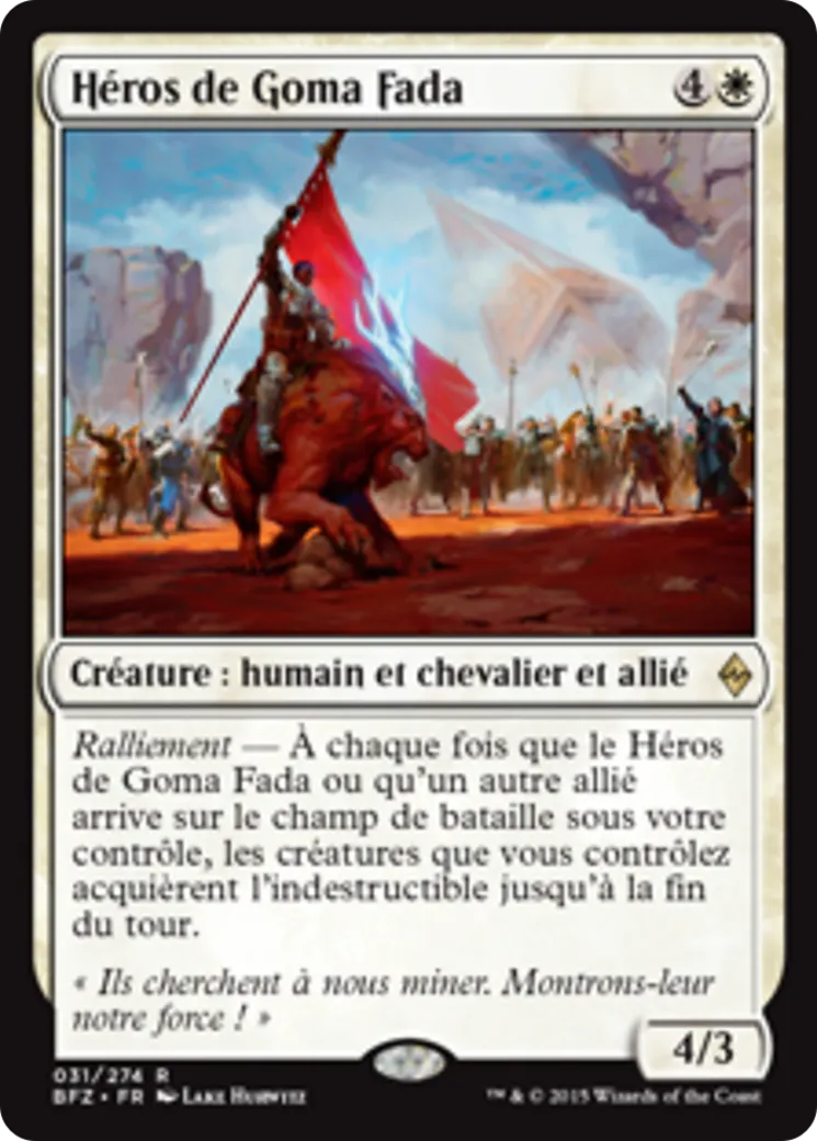 Héros de Goma Fada — Battle for Zendikar — Magic: The Gathering