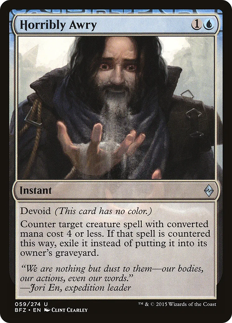 Horribly Awry — Battle for Zendikar — Magic: The Gathering