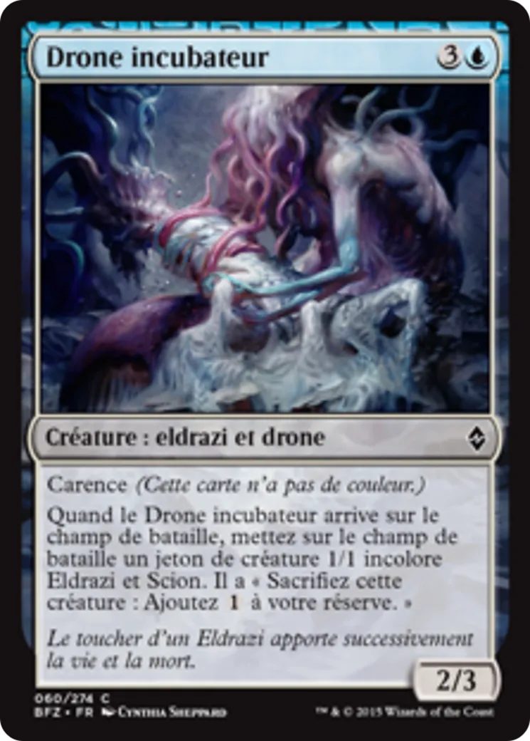 Drone incubateur — Battle for Zendikar — Magic: The Gathering