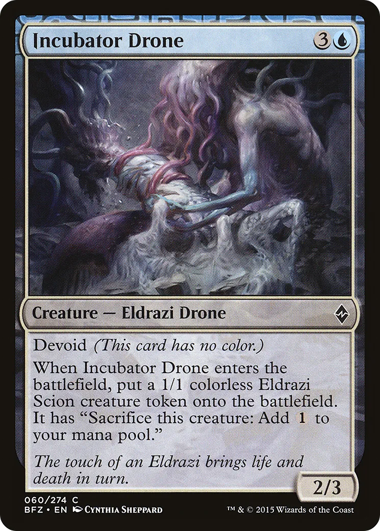 Incubator Drone — Battle for Zendikar — Magic: The Gathering