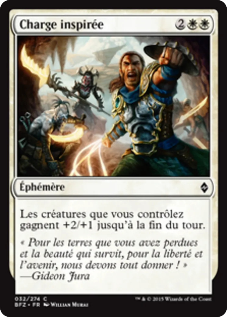Charge inspirée from Battle for Zendikar - Magic: The Gathering