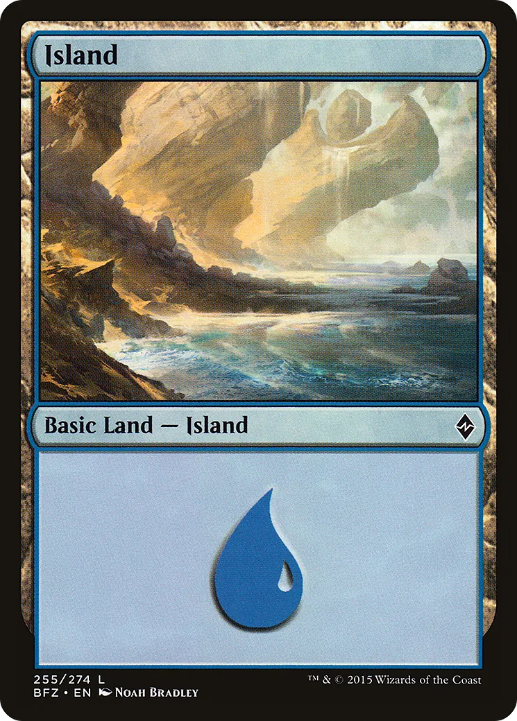 Island — Battle for Zendikar — Magic: The Gathering